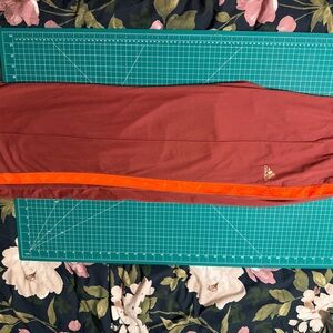 Adidas Wide Leg Track Pants with neon 🍑Peach/Orange Stripe